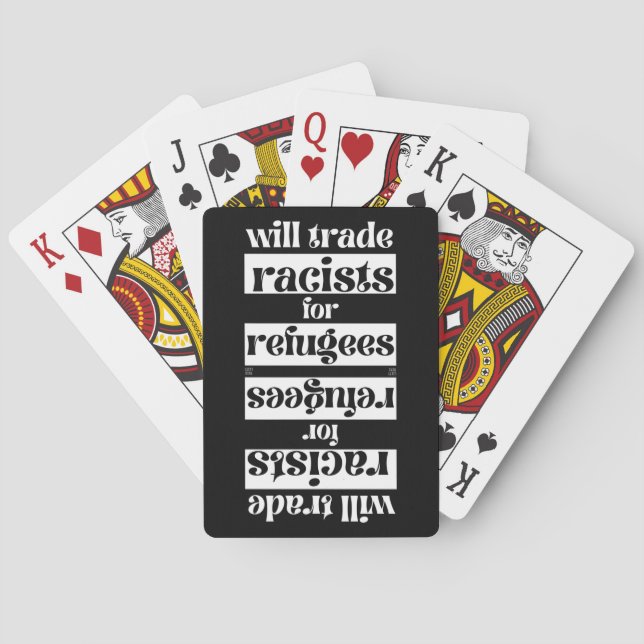 Spielkarten "END RACISM 2" (Rückseite)