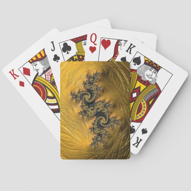 Spielkarten - F320 "Goldener Drache" (Rückseite)