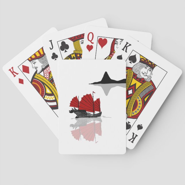 Spielkarten für chinesische Junk Ships (Rückseite)