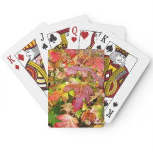 Spielkarten für den Herbst