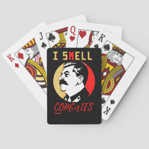 Spielkarten "I SMELL COMMIES 3 STALIN"