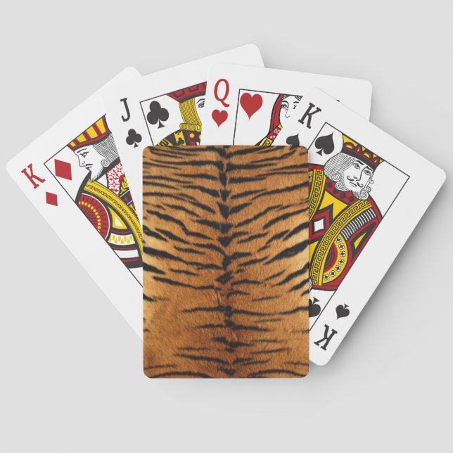 Spielkarten im Tiger (Rückseite)