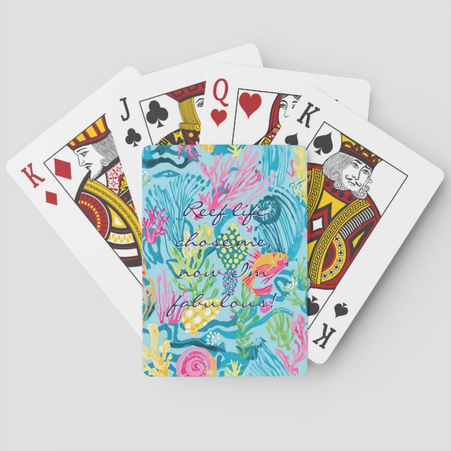 Spielkarten in stilvoller Grafik (Rückseite)