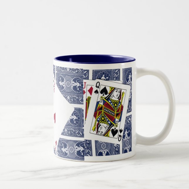 Spielkarten Kaffeetasse (Rechts)