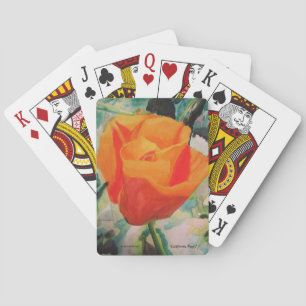 Spielkarten, "Kalifornien-Mohnblume" durch Spielkarten