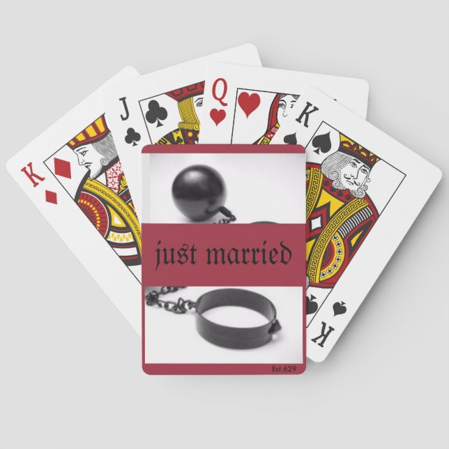 Spielkarten "Klotz am Bein " (Rückseite)