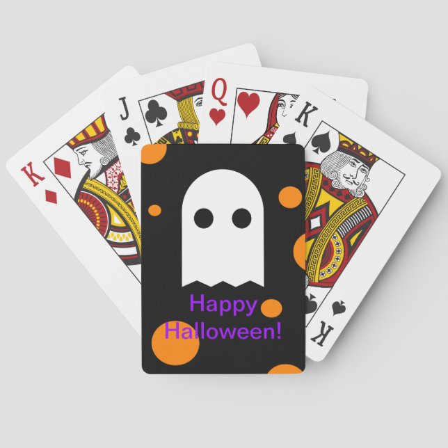Spielkarten kundenspezifischer Geist-Halloweens (Rückseite)