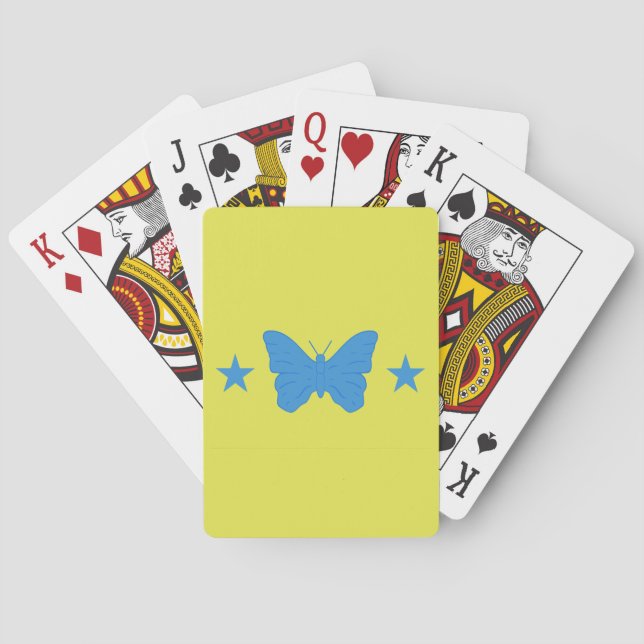 Spielkarten mit Bady Bassitt (Rückseite)