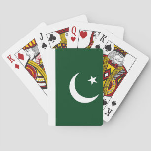 Spielkarten mit der Flagge Pakistans