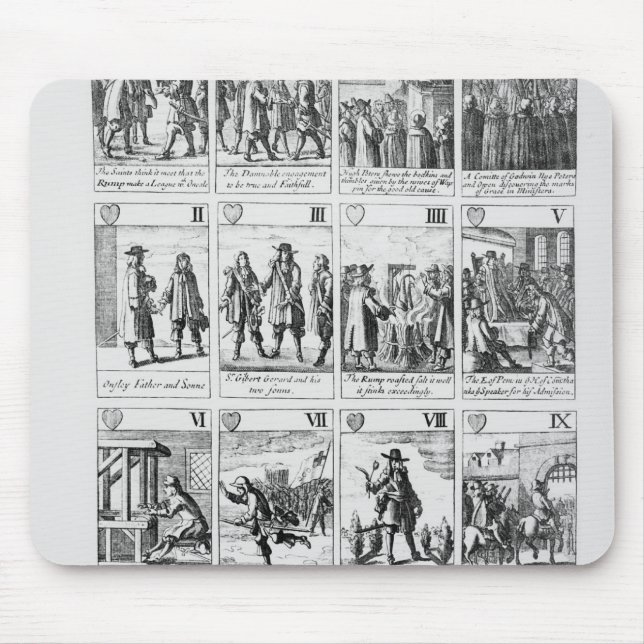 Spielkarten Mousepad (Vorne)