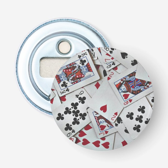 Spielkarten Poker Games Queen King Flaschenöffner (Vorderseite)