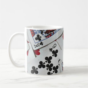 Spielkarten Poker Games Queen King Kaffeetasse