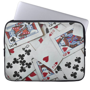 Spielkarten Poker Games Queen King Laptopschutzhülle