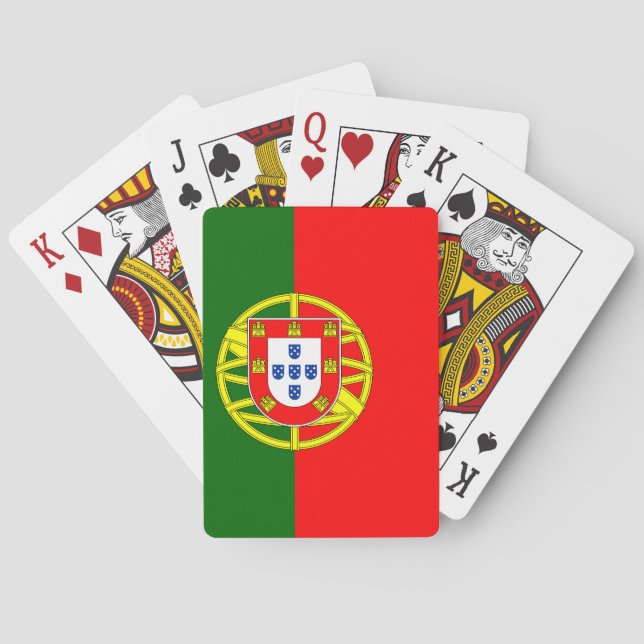 Spielkarten Portugal-Flagge (Rückseite)