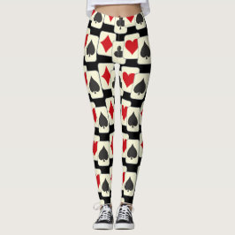 Spielkarten-Quartett Leggings