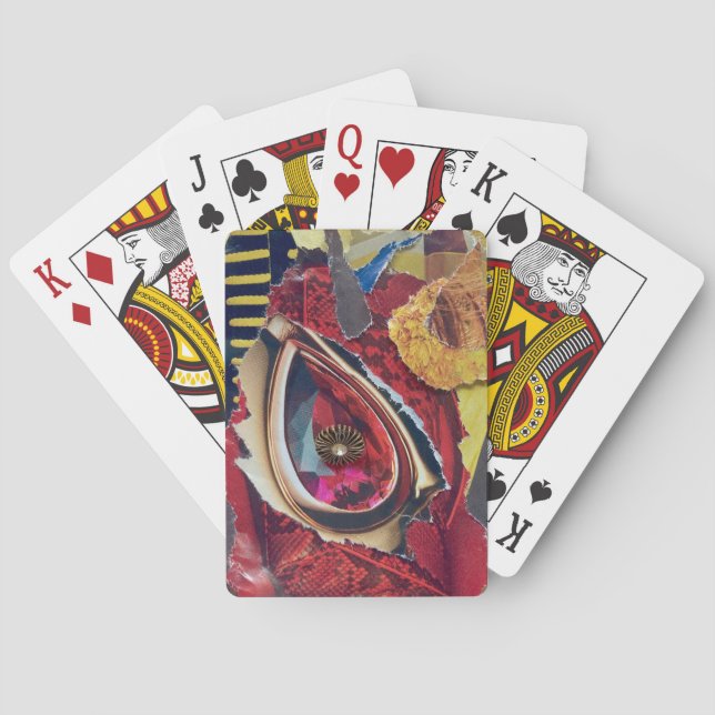 Spielkarten: Rubin-Edelstein Spielkarten (Rückseite)