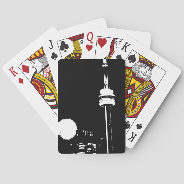 Spielkarten. Toronto.  Spielkarten (Rückseite)
