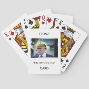 Spielkarten Trumpf-Donald Trumpbildes/-zitats