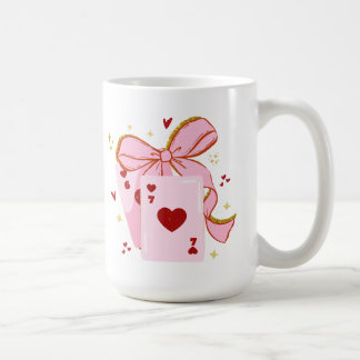 Spielkarten Valentinstag 6 7 Shirt, Valentinstag Kaffeetasse