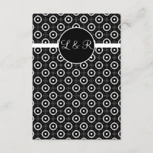 Spielkarten, Vegas-Monogramm-uAwg RSVP Karte