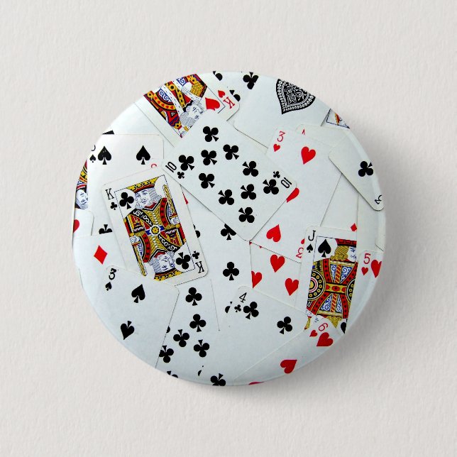 Spielkartespiele Button (Vorderseite)