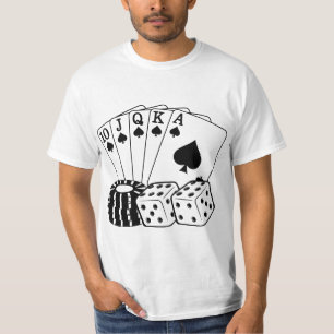 Spielkasino Poker Wine tasting in der Fattoria Mon T-Shirt