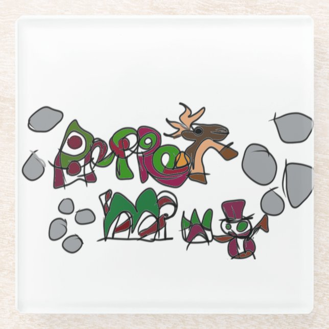 Spielland Gingerbrot Glasuntersetzer (Vorderseite)