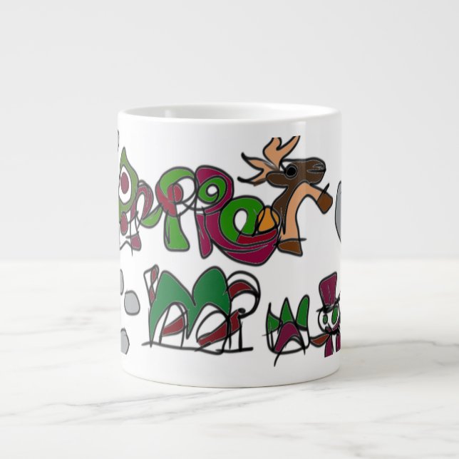 Spielland Gingerbrot Jumbo-Tasse (Vorderseite)