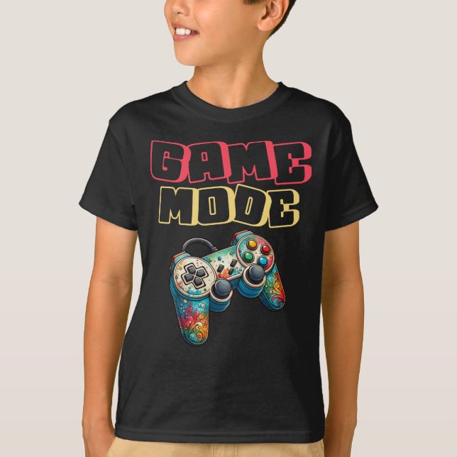 Spielmodus Kinder Junge  T-Shirt (Vorderseite)