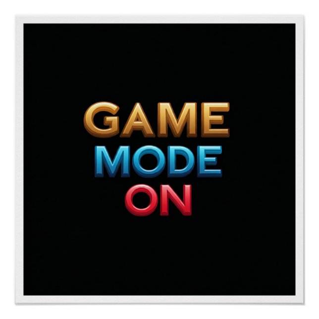 Spielmodus Poster (Vorderseite)