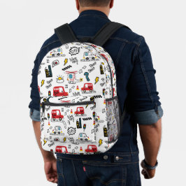 Spielmuster für Kinder  Bedruckter Rucksack
