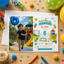 Spielplatz-Abenteuer 6. Geburtstags-Parkparty
