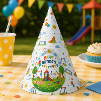 Spielplatz-Abenteuer 6. Geburtstags-Parkparty Partyhütchen