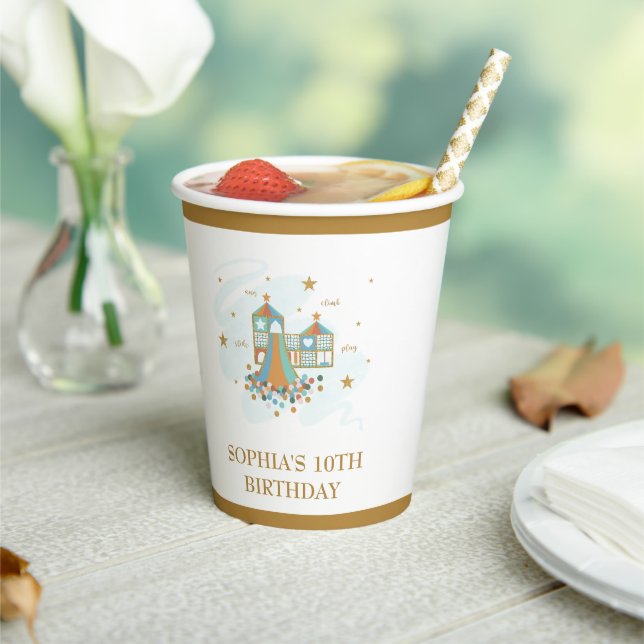 Spielplatz-Adventure-Party Pappbecher (In Situ)