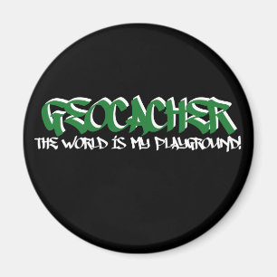 Spielplatz! Etikettierter Entwurf! Magnet