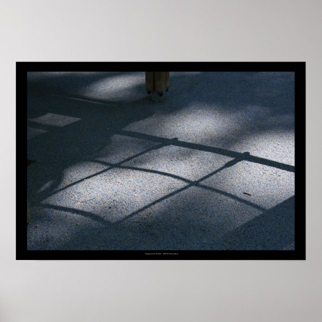 Spielplatz für Kinder 17 Schatten des Climbing-Net Poster (Vorne)