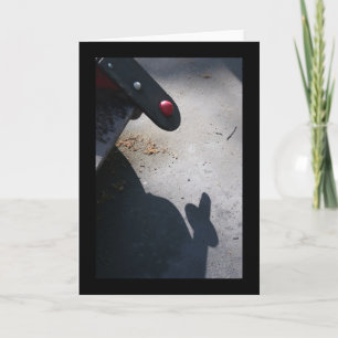 Spielplatz für Kinder 8 Schattengrußkarte Karte