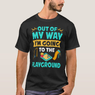 Spielplatz Innenspiele Rutsche Außen Kinder T-Shirt