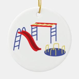 Spielplatz Keramik Ornament