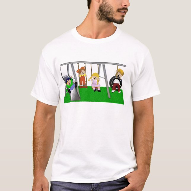 Spielplatz-Kinder T-Shirt (Vorderseite)