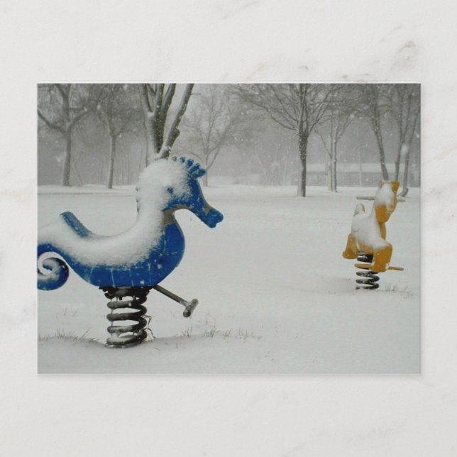 Spielplatz Postkarte (Vorderseite)