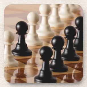 Spielplätze auf dem Schachbrett Getränkeuntersetzer