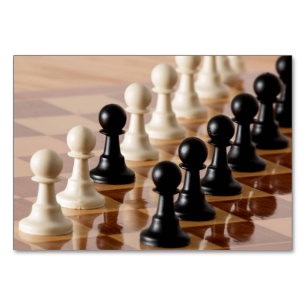 Spielplätze auf dem Schachbrett Tischnummer