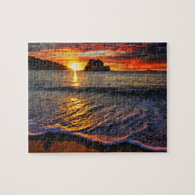 Spielpuzzle Beach Sunset Puzzle (Horizontal)