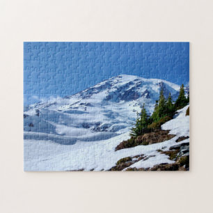 Spielpuzzle-Berg-Rainier Puzzle