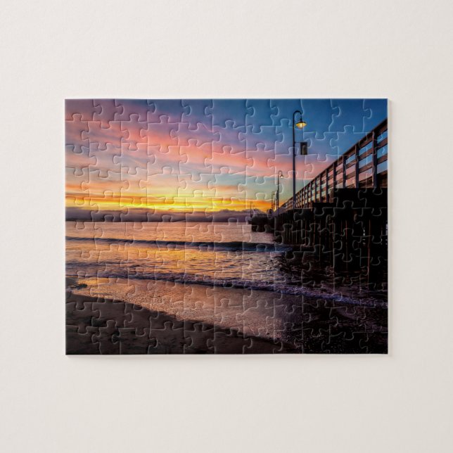 Spielpuzzle-Sunset Szene Puzzle (Horizontal)