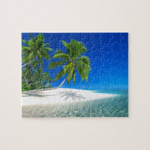 Spielpuzzle tropischer Strand Puzzle