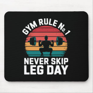 Spielregel Nr. 1: LG Day Retro Bodybuilding nie üb Mousepad