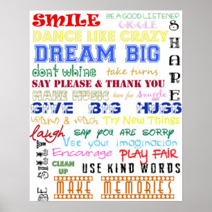 Spielsaalordnung Poster