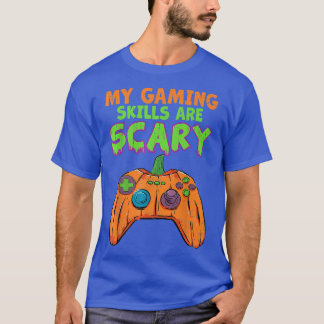 SPIELSKILLS PUMPKIN CONTROLLER BOYS GAMER HALLOW T-Shirt